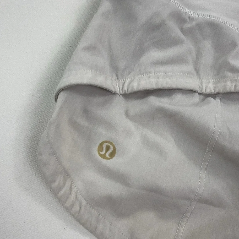 Lululemon Shorts Womens 4 Gray 3 In Running Lined Zip Pocket Athletic Sport